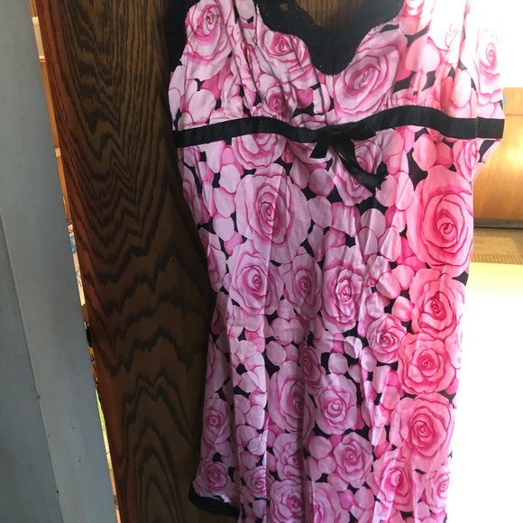 1)1996 VINTAGE NICK&NORA ROSES CHEMISE, SZXL,100%SILK, BEYOND EUC, VERY ELEGANT - Picture 14 of 15